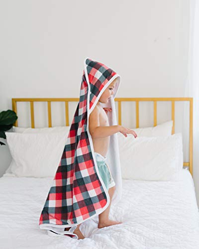 Image of Copper Pearl Premium Knit Hooded Bath Towel with Terry Cloth Interior Jack