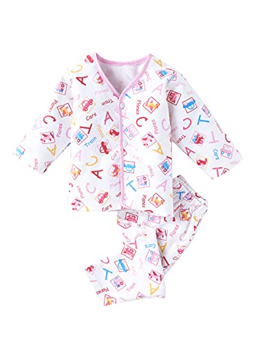 Image of babywish Baby Boys and Baby Girl Clothing Set 100% Cotton Full Sleeve Jhabla T-Shirt Trouser Pajama Newbrn Kids Clothes Set