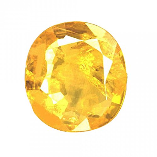 Saphir jaune naturel 8.25 Ratti pierre précieuse jaune AMZ15766 taille Small