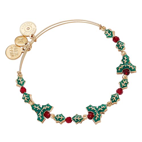 Alex and Ani Holiday Holly Bangle