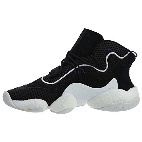adidas Crazy BYW LVL 1 Core Black/Footwear White/Real Purple 12 D (M)4