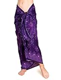 PANASIAM Sarong Peacock V23 purple, 250x113cm