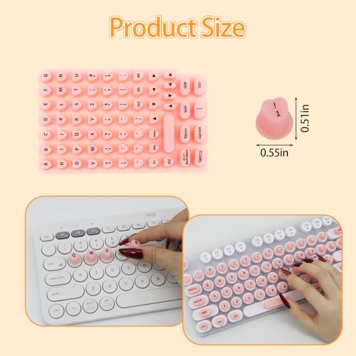 Pegatinas para Teclado de Silicona para Uñas Largas miniatura 2