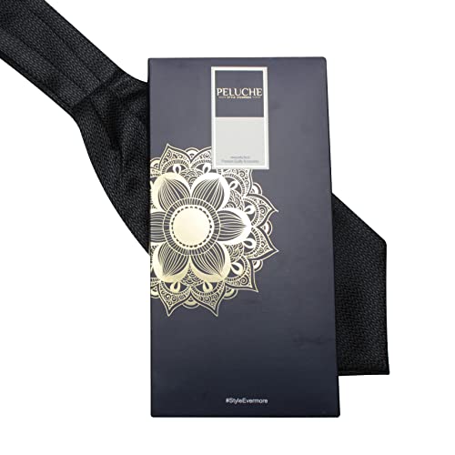 Image of Peluche Stunning Alley Black Cravat for Men
