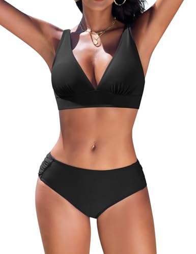 Nadeer Costume da Bagno Donna Scollo a V Triangolo...