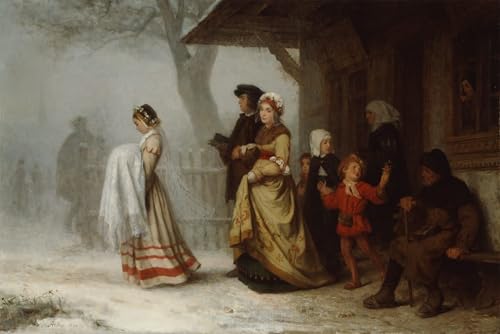 Toile paysage Albert cadeau de baptême ou crémaillère peinture huile 60x90