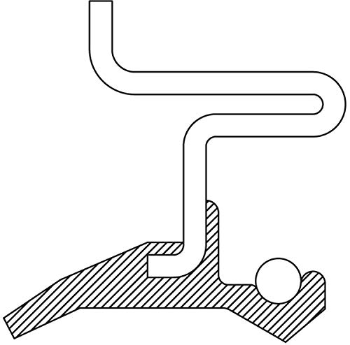 National 4370N Trans Case Output Shaft Seal #TOP1