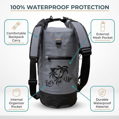 Let's Tie Up Bolsa Seca Impermeable para Navegación y Aire Libre 30L miniatura 3