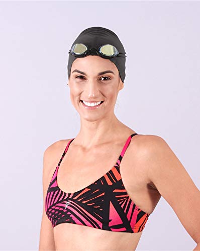 Fabíola Molina Top para Natação Com Compressão, Multicolorido