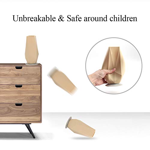 Geometric Silicone Flower Vase Set For Children Flower Arrangement, Modern Decorative Flower Vase For Home Decor, Living Room, Table, Office, Centerpieces, Perfect Little Vases Gifts, Set Of 5 #TOP7