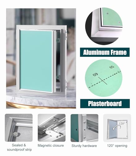 Porte d'accès cachée au grenier pour rénovation de plafond design