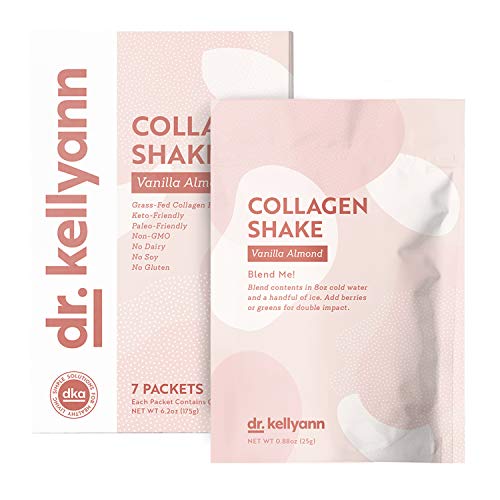 Keto Vanilla Almond Shakes - 100% Grass Fed Collagen Protein by Bone Broth Expert Dr. Kellyann - Gluten Free, Dairy Free, Soy Free, Non-GMO - Perfect for Keto, Paleo & Weight Loss Diets (7 Servings) - Thumbnail 5