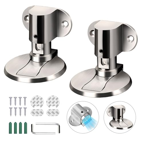 Set de 2x topes para puertas metálico