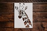 Giraffe Stencil DIY Reusable Craft and Painting Wall Stencils - 212 (5'x6')