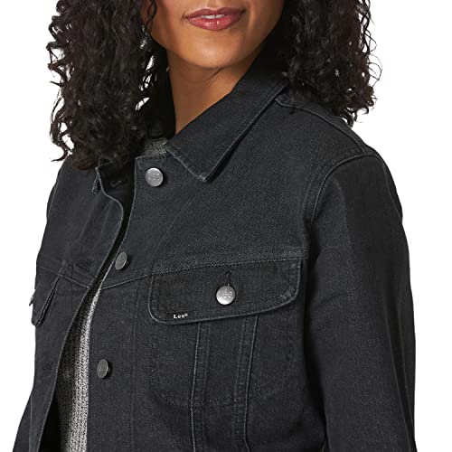Lee Women's Legendary Regular Fit Jacket, Black, X-Large #TOP2