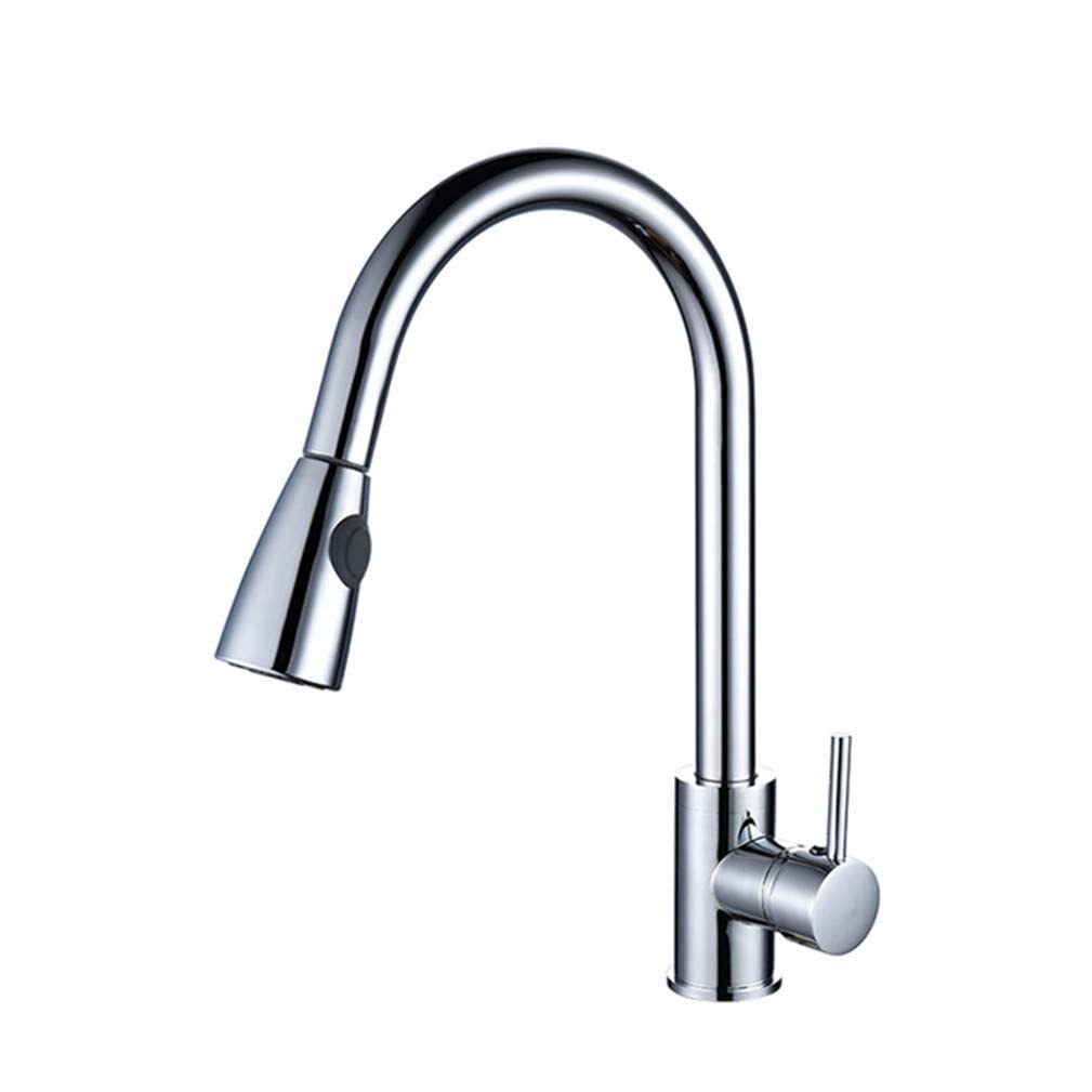 Mitigeur de cuisine avec douchette extractible jet double fonction