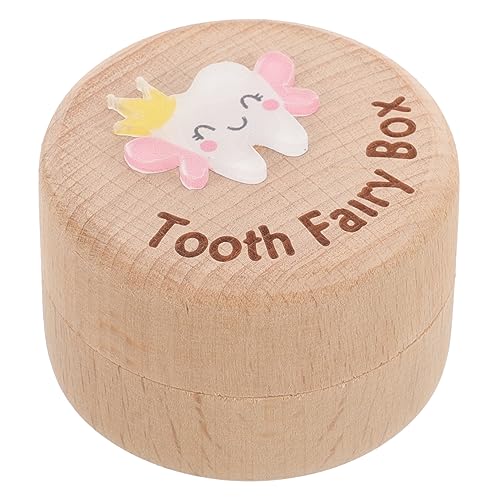 ERINGOGO Unique Boys and Girls Tooth Holder Decorative Baby Teeth Box Fetal Hair Case for Christmas Present