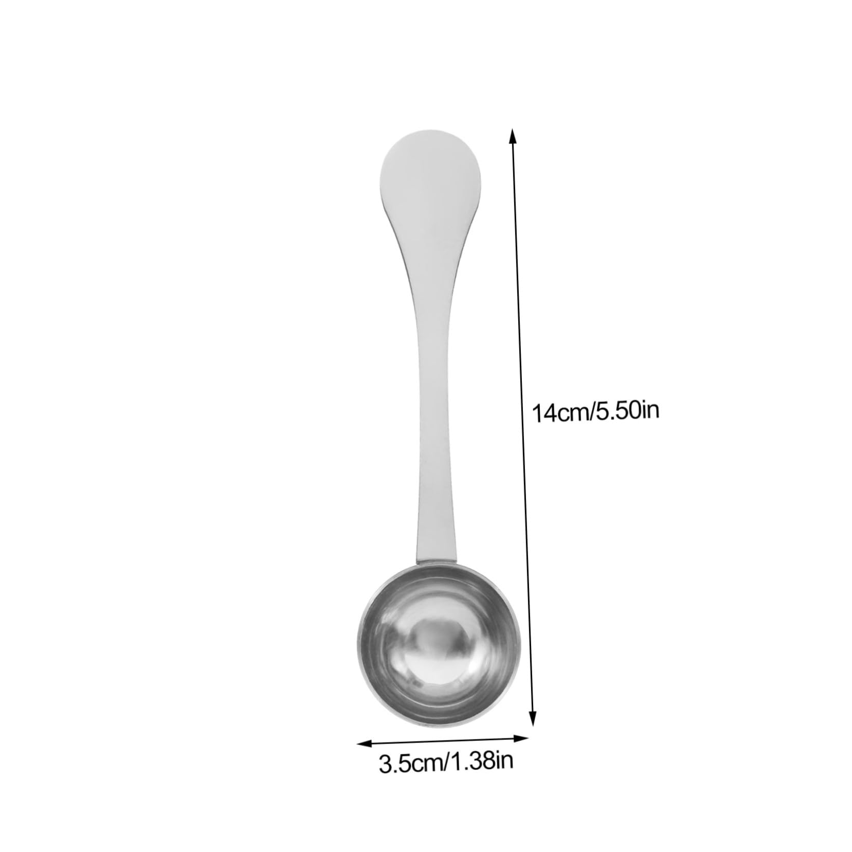 Milisten Milk Measuring Spoon Set including Long Handle 2-Pack Portable Coffee Scoop for Baking Cooking Powder Measurement Kitchen Accessories - Image 2