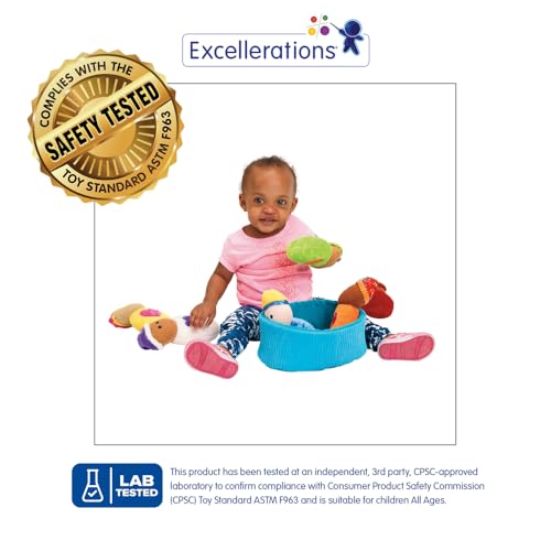 Set de 6 muñecos sensoriales para bebés y niños pequeños miniatura 2
