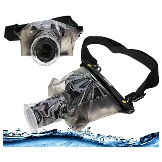 Navitech vattentät undervattenshus fodral/fodral påse torr väska kompatibel med Nikon COOLPIX P900 digitalkamera – svart