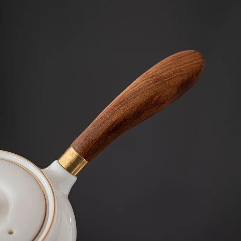 Théière Chinoise En Verre Avec Poignée Bambou - Yiwuyao FH-176MNTS