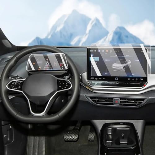 GCTTTCFX Matte anti glare Screen Protector console GPS Navigation LCD screene TPU film Scratch resistant,For Volkswagen ID.4 X/CROZZ 2024-2025