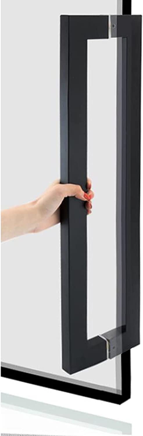 MXXQRHF Stainless Steel Sliding Door Handles - Heavy Duty 24"/31.5"/39.4"/47"/59" Bathroom Shower Push Door Hardware for Durable and Stylish Entryways