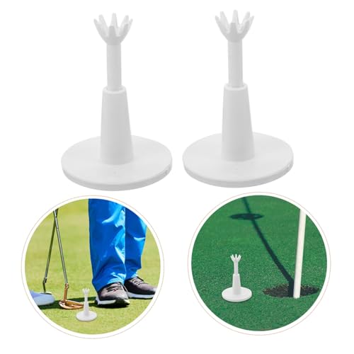 Tees de simulador de golf de plástico flexibles para práctica interior 7