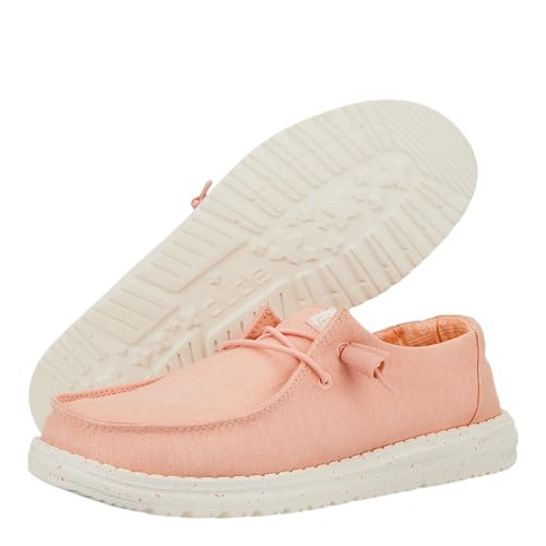 Image of HEYDUDE Women's Wendy Stretch Canvas Slip On Shoes | Easy On Loafer