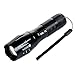 Linterna Táctica LED Militar (800 LM), Chnano Linterna Impermeable Ajustable con 5 Modos Zoomable Flashlight de Alta potencia (Negro)