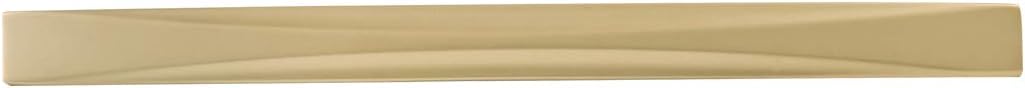 Hickory Hardware 1 Pack Solid Core Kitchen Cabinet Pulls, Luxury Cabinet Handles, Hardware for Doors & Dresser Drawers, 7-9/16 Inch (192mm) Center to Center, Flat Ultra Brass, Crest Collection, 1Count