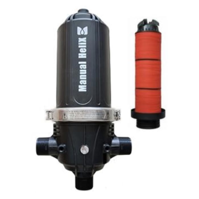 Filtro en T grande Drip Depot con puerto indicador 3" MPT miniatura 1