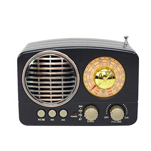 Mini-carte stéréo portable rétro FM AM pour accompagner vos pique-niques