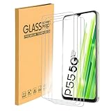 Lot de 4 Protections d'cran en Verre Tremp Compatible avec Itel P55 5G, Duret 9H, Ultra Clair, Rsistant aux Rayures, Installation Facile, Compatible Coques