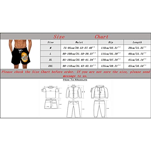 Shorts Men Lightweight Graphic Printed Mens Swim Trunks Quick Dry Beach Shorts For Men Bathing Suits Beach Wear Mens Swim Shorts With Compression Liner Mens Golf Shorts Green #TOP2