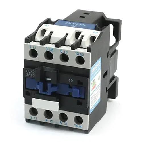 Contactor de CA trifásico CJX2-2510 detiene arcos eléctricos y sobrecargas en su taller