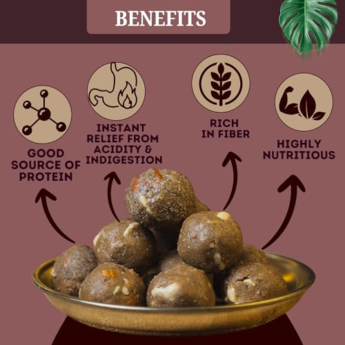 Image of Maa Mitahara Post Pregnancy 1kg - Ajwain Snack for New Mothers | Traditional Energy & Immunity Boost with Dry Fruits & Herbs (1kg, Ajwain Laddu)