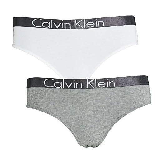 Calvin Klein Byxor för flickor (2-pack), Flerfärgad (1 Grey Heather / 1 White 033), 140 cm