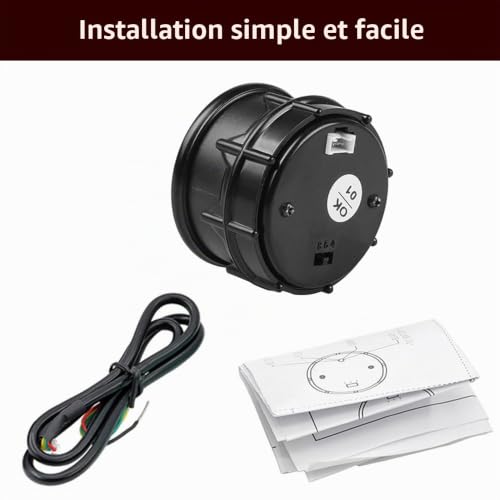 ETOPARS Universelle Voiture Jauge de Tension 2 Pouces 52mm Voltmètre Jauge Numérique Tension Manometre Bleu Lumière Indicateur Voltmètre Testeur Instruments Volt – vue 6