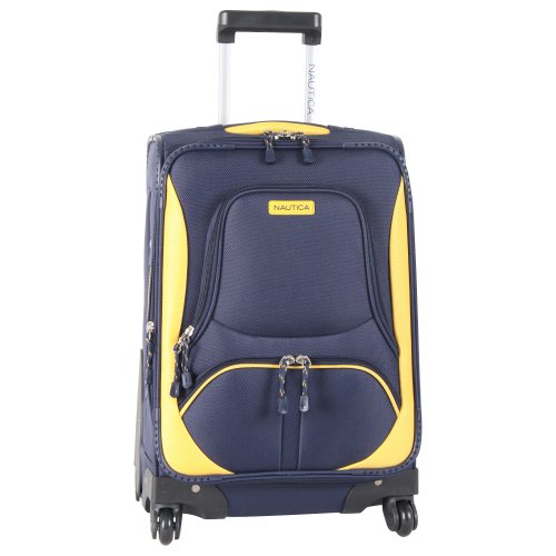 Nautica Luggage Upright Expandable Spinner Suitcase