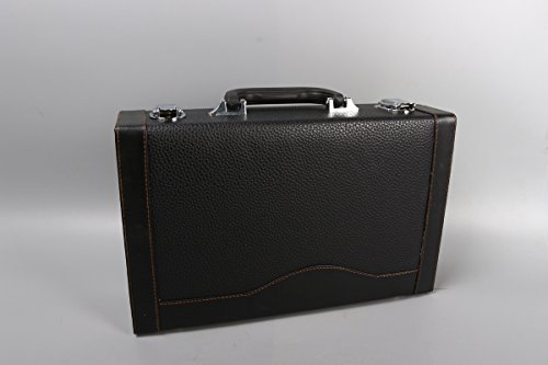 Yinfente Professional Ebonite Clarinete C Key Clarinet for Beginner Students with 2 Barrels Hard Case Cleaning Kit Mouthpice Cork Grease Gloves by yinfente - Image 8
