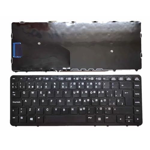 Clavier de rechange espagnol résout touches bloquées sur 840 G1 G2 850 G2 noir