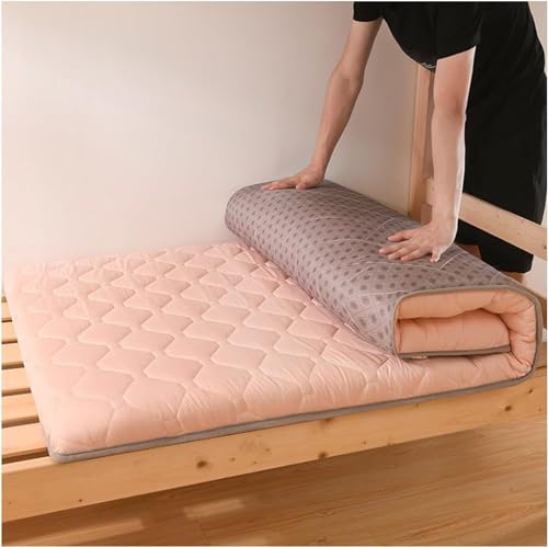 Japanische Klappmatratze, dickes Futon, Twin/Doppelbett, Ganzjahres-Matratze, universell für Zuhause, Schlafzimmer, Farbe A, Größe 90 x 200 cm, komfortable Schlaflösung