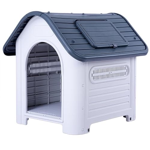 プラスチック製犬小屋（中型犬用） ペット用 中型犬用 犬舎 犬小屋 プラスチック製 組立簡単 水洗い