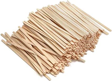 250 Pack from Cathys Candy Cart of 14cm Long Eco Friendly Biodegradable Birchwood Coffee Stirrers, Hot Or Cold Drink, Milk, Tea, Stirrers for Home Or Office, Disposable.