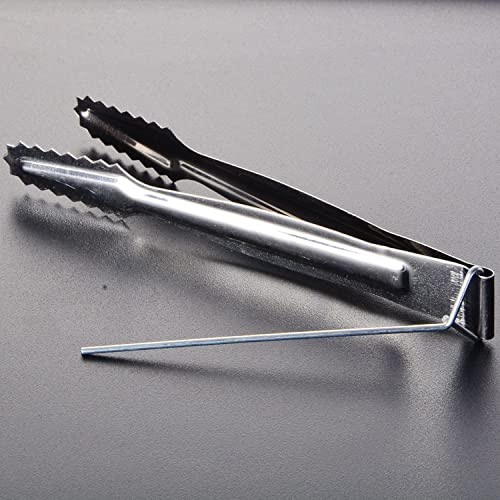 2 Stück Shisha Kohlenzangen Tabakzange Metall Kohlezange Shisha Clip Zubehör für Zuhause, Küche und Partys