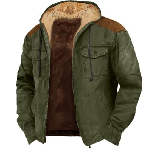 Veste rembourrée contre le froid hivernal manteau homme épais doux