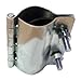 LASCO 13-1257 2 Bolt Metal Hinged Type Pipe Repair Clamp with Bolts, 1 1/4-Inch