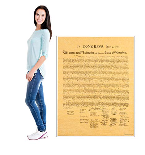 Image of Cardboard People Declaration of Independence Life Size Cardboard Cutout Standup