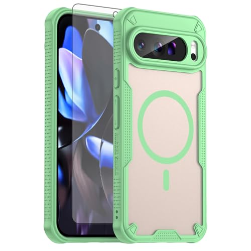 Coque Google Pixel 9 Pro XL luxe mat Asuwish magnétique antichoc Magsafe